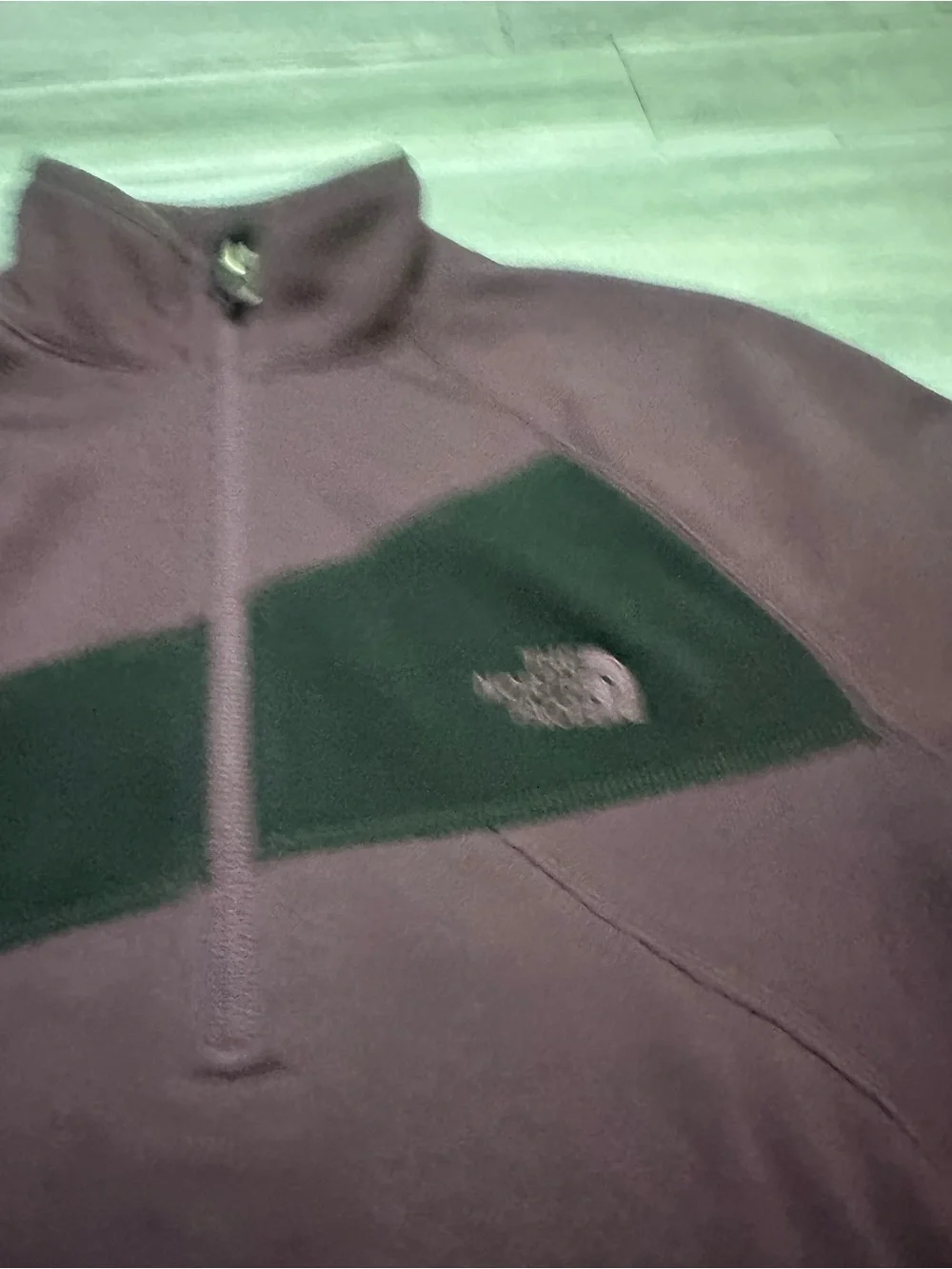 The North Face Men’s Plum & Black Half-Zip Shirt Jacket SP